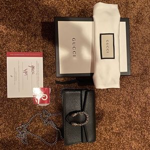 Super mini Dionysus Gucci black purse